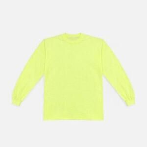 Yeezy Season 6 Long Sleeve Tee - Frozen Yellow (XS)